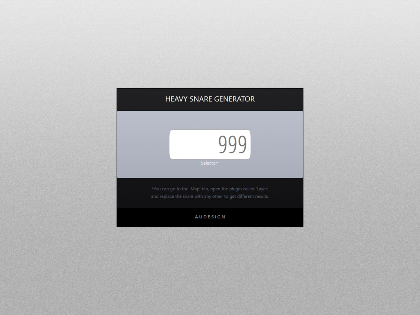 Heavy Snare Generator